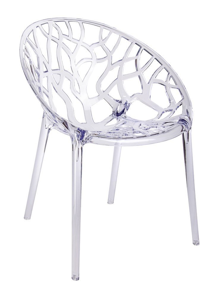 King Home Krzesło KORAL transparentne - poliwęglan 156-APC.CLEAR
