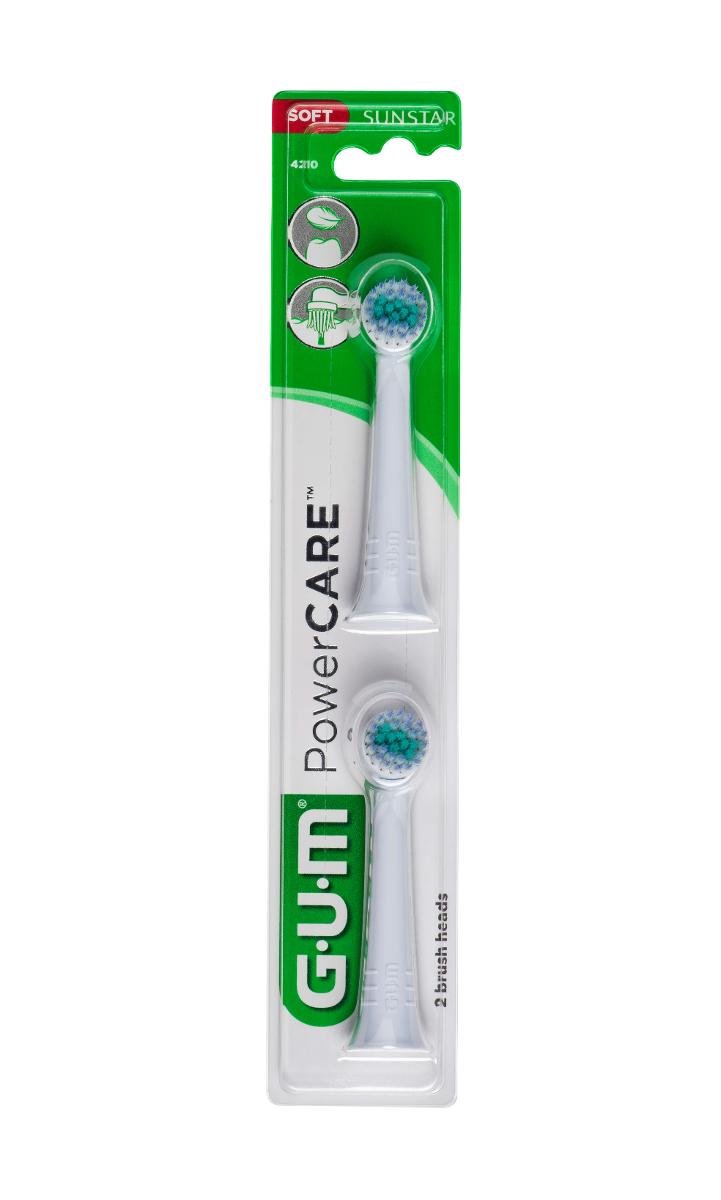 Sunstar GUM Power Care 2 szt. - końcówki do szczoteczki elektrycznej GUM Power Care