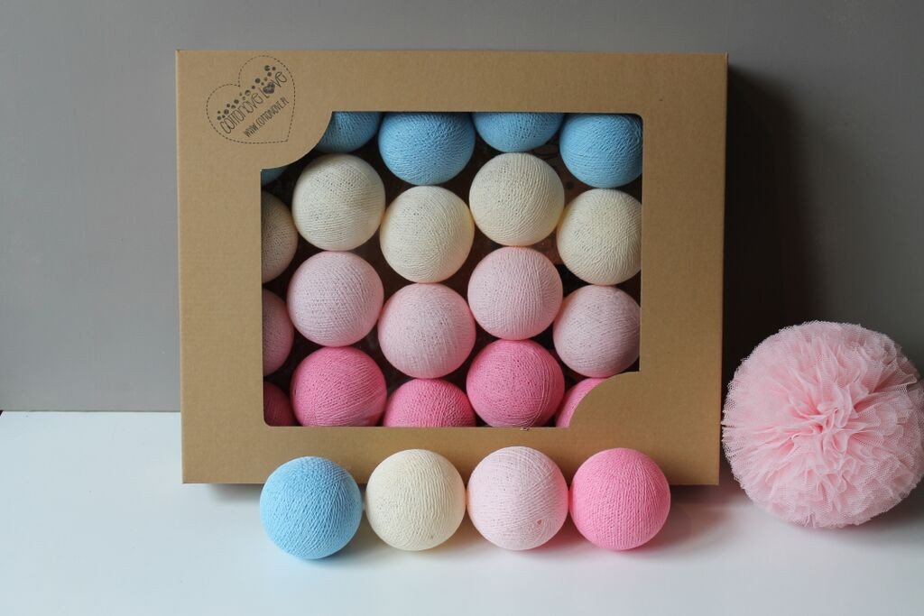 Lampki Cotton Balls Baby Love 10 szt.