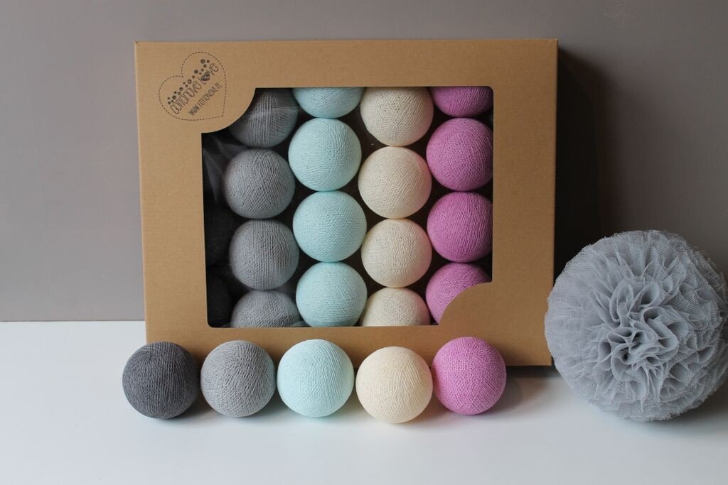 Lampki Cotton Balls Mellow 10 szt.