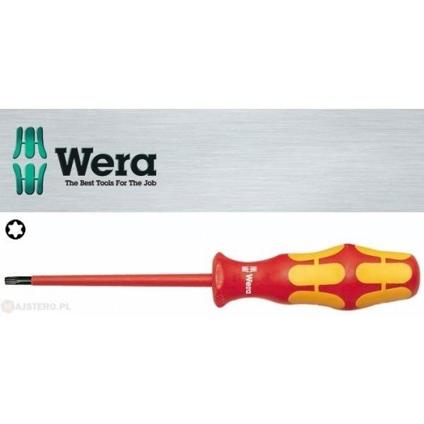 Śrubokręt gwiazdkowy WERA Torx Hf, czerwono-żółty, 167