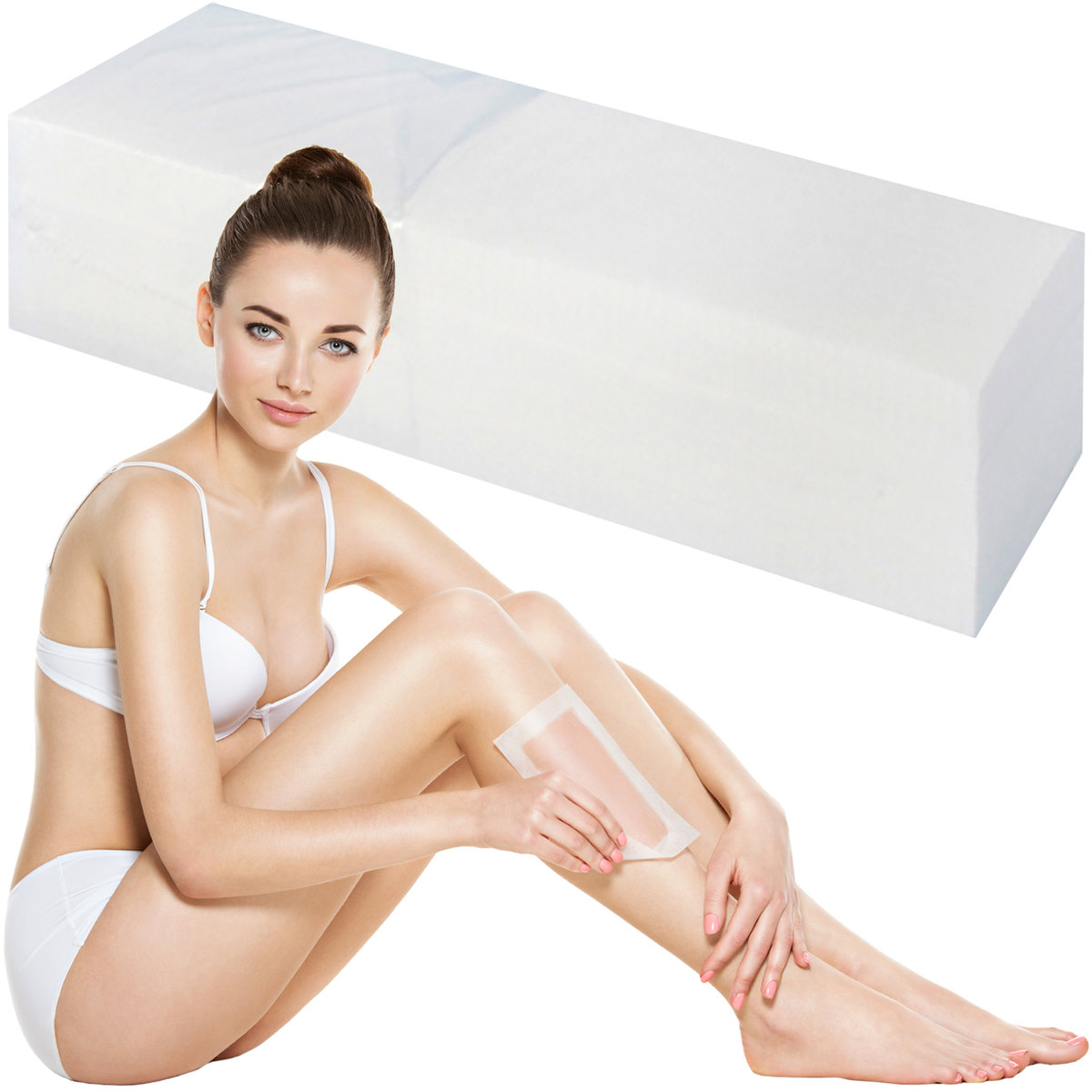 IsoTrade Paski Fizelinowe do Depilacji Woskiem 100szt 22cm 1701 00001701