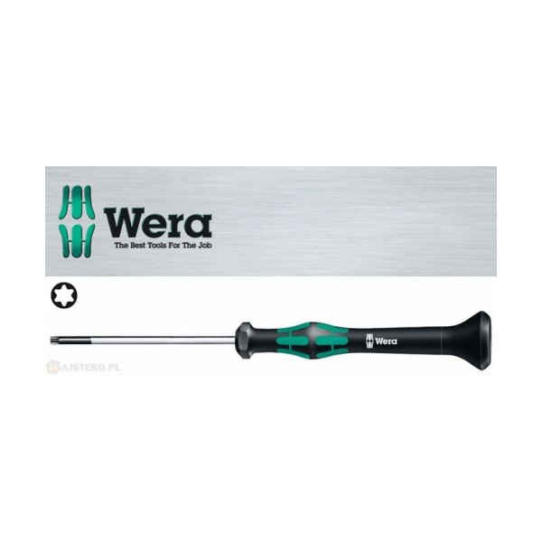 Wera Wkrętak Torx dla elektroników i mechaników 2067TX4 05118039001 Rozmiar wkrętaka T 4 Długość klingi 40 mm