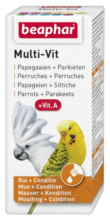 Beaphar Multi-Vit for Parrots 20ml - preparat witaminowy dla papug 20ml