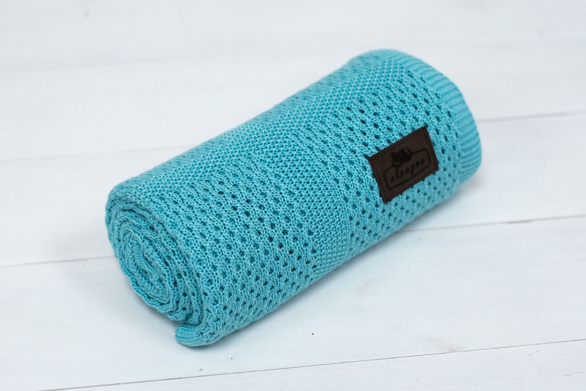 Sleepee, Bambusowy kocyk Ultra Soft Perfect Sage