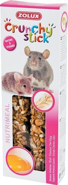 Zolux Crunchy Stick szczur/mysz owies/jajko 115 g Dostawa GRATIS od 99 zł + super okazje