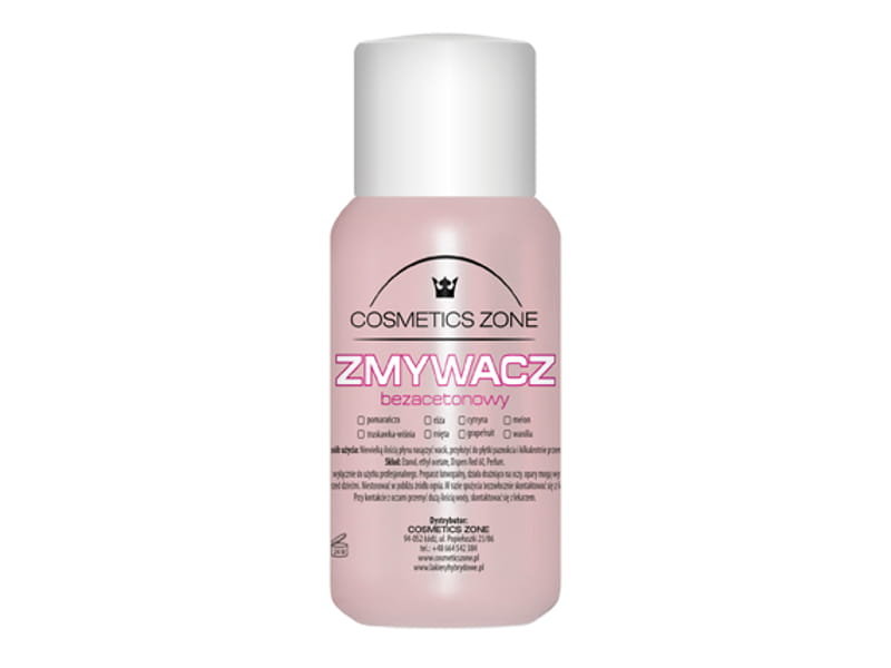 Zmywacz Bezacetonowy 150ML Cosmetics Zone