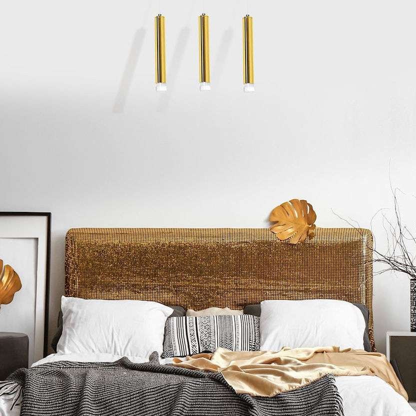 Milagro Lampa wisząca LED Goldie 3 Złoty ML5714 - ML5714