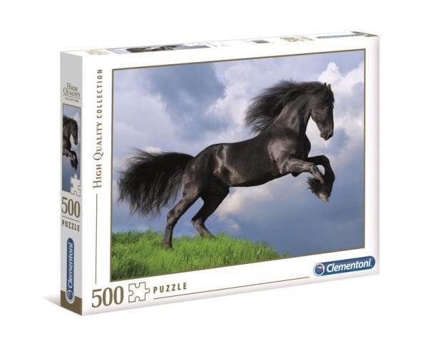 Clementoni Puzzle 500el Hq Fresian Black Horse