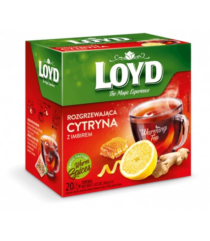 Loyd Tea Herbata Warming Tea Spice ginger lemon & honey Warming Tea Spice ginger lemon & honey