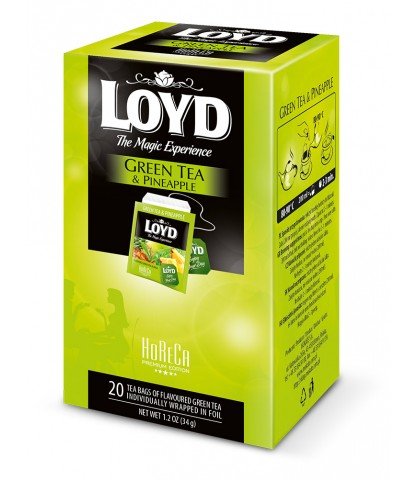 Loyd Herbata Green Tea &amp;amp Pineapple kopertowana x 4 szt 3102483