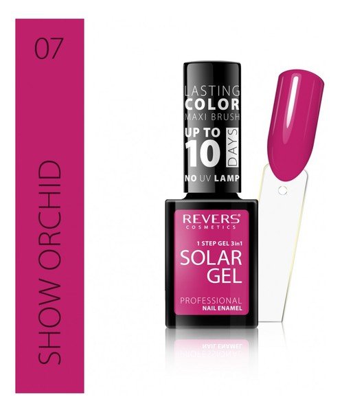Revers Revers Solar Gel Lakier do paznokci 07 Show Orchid