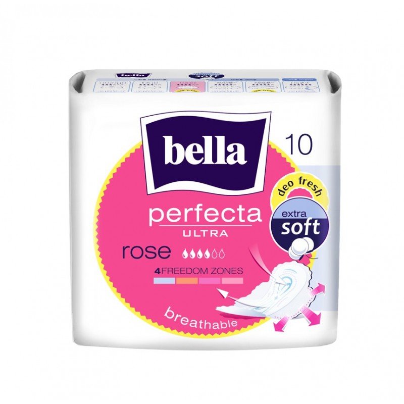 Bella TZMO.SA Perfecta Ultra Rose Podpaski higieniczne 10 sztuk