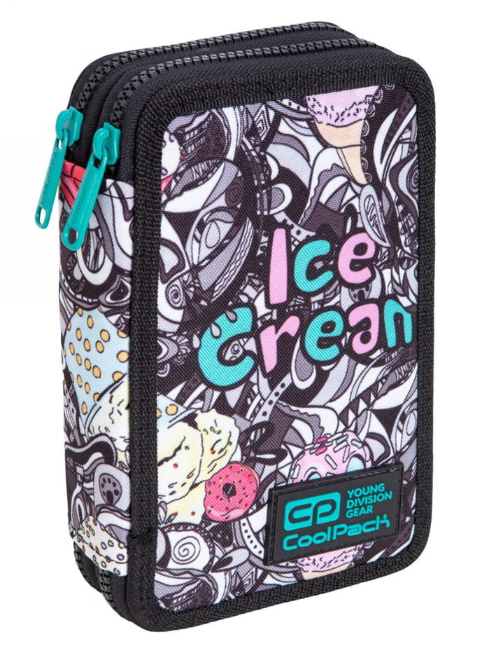 CoolPack Piórnik Podwójny Z Wyposażeneim Jumper 2 Ice Cream