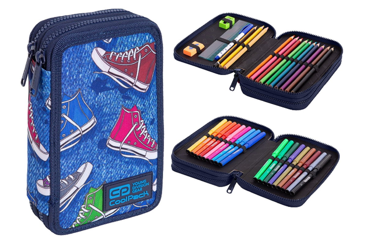 CoolPack Piórnik Podwójny Z Wyposażeneim Jumper 2 Twist
