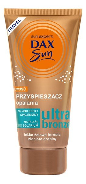 Dax Sun  TRAVEL Przyspieszacz opalania ze złocistymi drobinkami 50ml