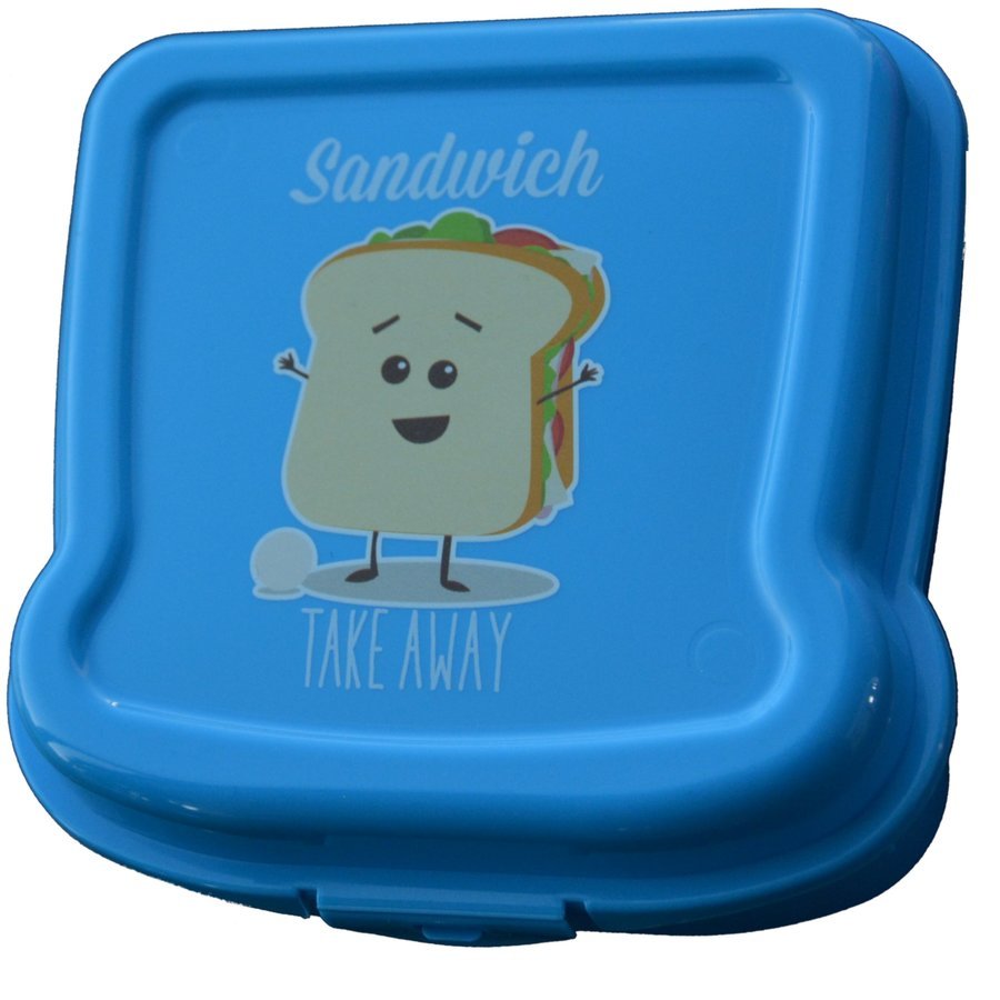 Hega HEGA LUNCH BOX POJEMNIK NA KANAPKĘ 13,8 X 13,8 CM MIX KOLORÓW 8429429167712