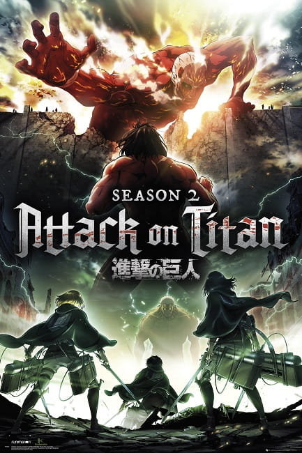 GBeye Attack On Titan Season 2 - plakat anime 61x91,5 FP4506
