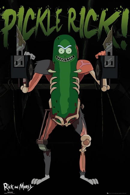 GB Eye Limited Rick and morty pickle Rick Maxi Plakaty 61 x 91,5 cm FP4584