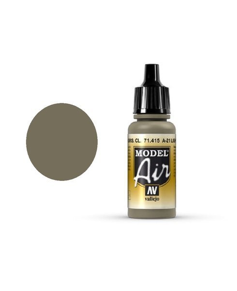 Vallejo Farba akrylowa Model Air - A-21 Light Greyish Brown nr 71415 / 17ml Vallejo 71415