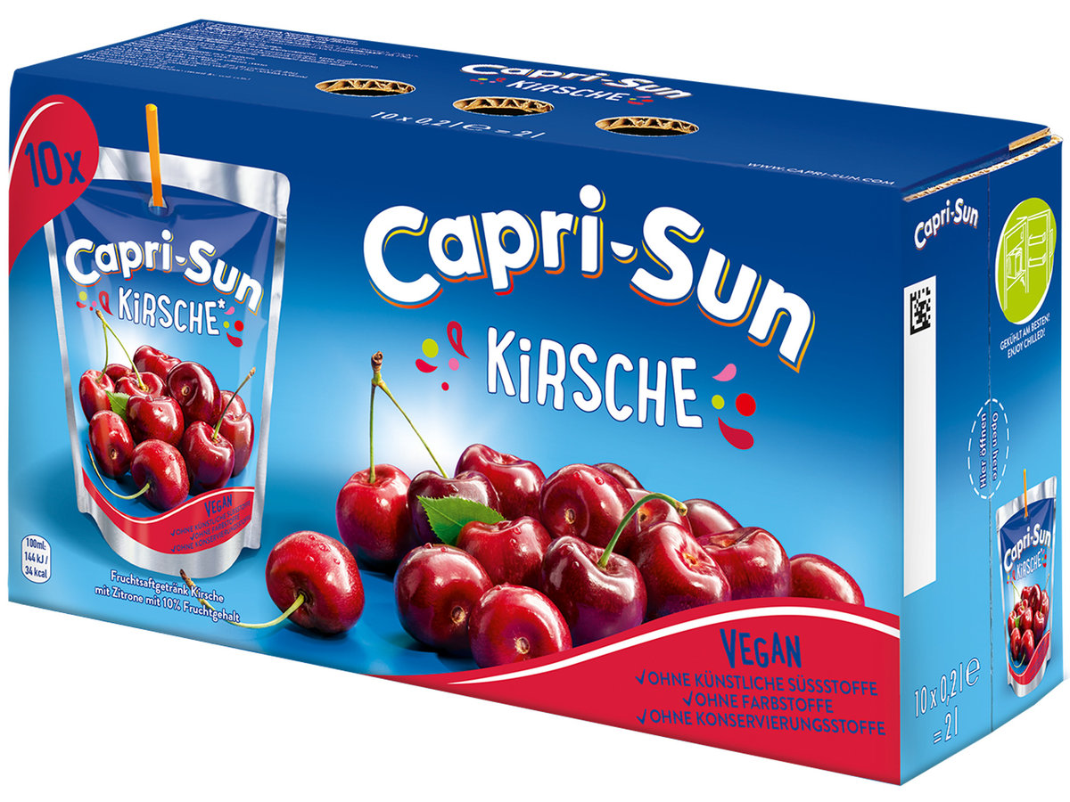 Capri Sun, Kirsche, Sok wiśniowy, 10 szt.