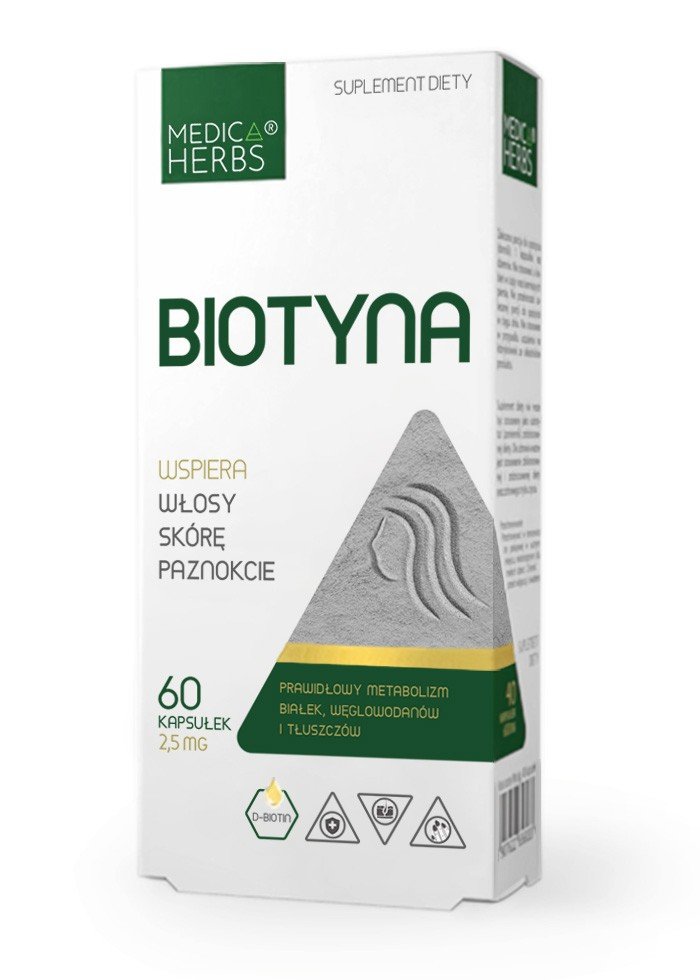 Medica Herbs Herbs Biotyna 2,5 mg - 60 kapsułek MH-656231