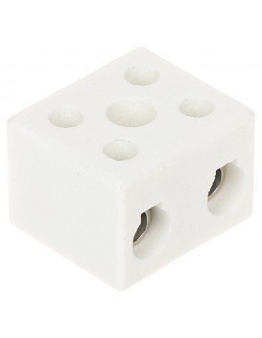 Simet Przedsiębiorstwo S.A. Złączka gwintowa porcelanowa 16mm2 2-tory biała CPO-30A-2P 80732516