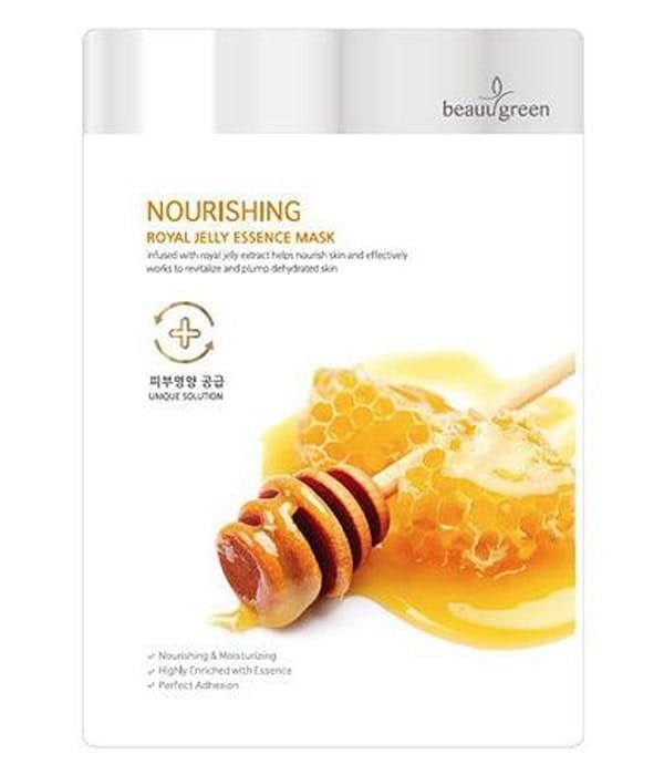 BeauuGreen BEAUUGREEN koreańska maseczka na twarz ROYAL JELLY BG109