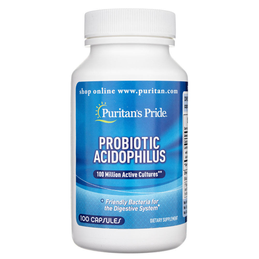 Puritans Pride Probiotyk Acidophilus - 100 kapsułek