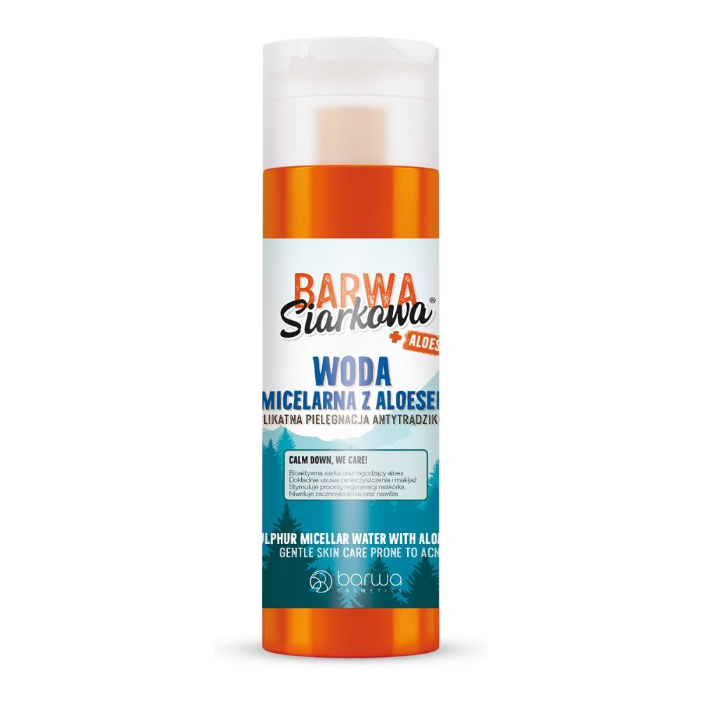 Barwa Barwa Siarkowa + Aloes Woda Micelarna Z Aloesem Do Twarzy 200ml