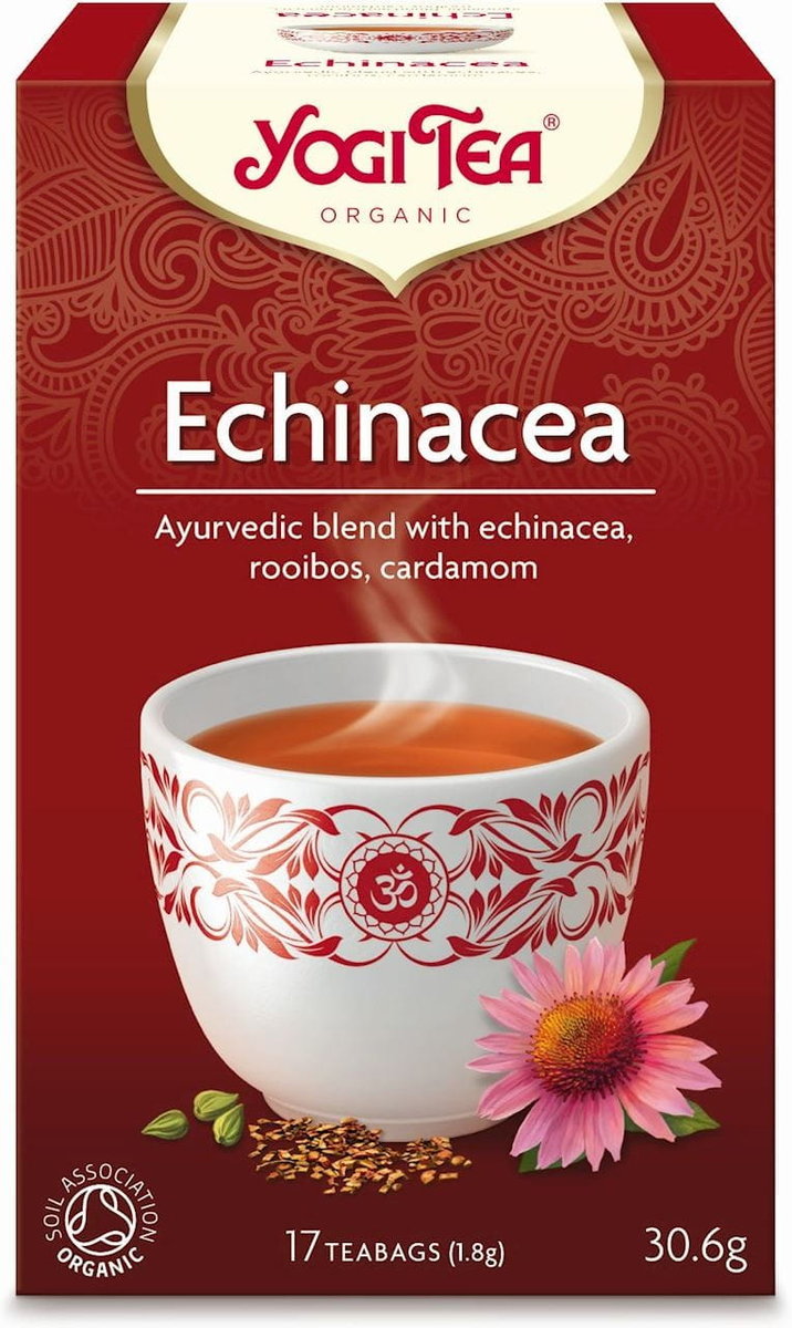 YOGI TEA (herbatki) Herbatka echinacea bio 17 x 1,8 g 30,6 g - yogi tea BP-4012824402522