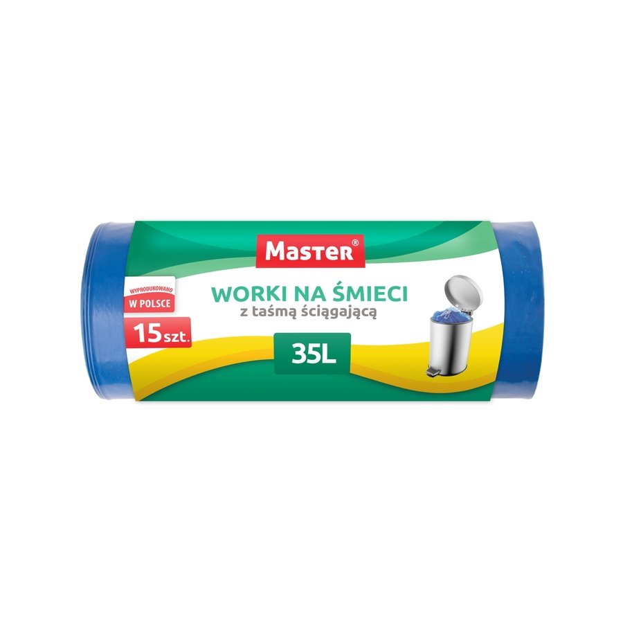 VIXON IKA Worki na śmieci z taśmą 35l 15 szt