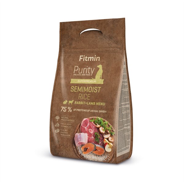 Fitmin Purity Rice Semimoist Rabbit&Lamb 0,8 kg