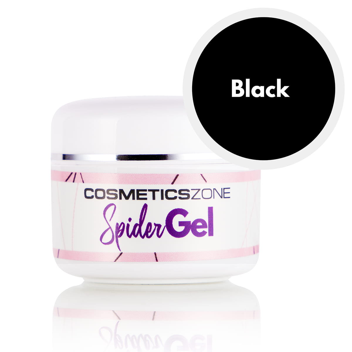 Cosmetics Zone Spider Gel 5ML Do Zdobień Black
