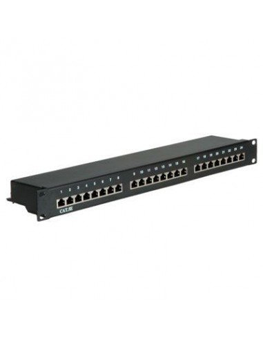 Value Patch Panel Kat.6 24 porty STP czarny