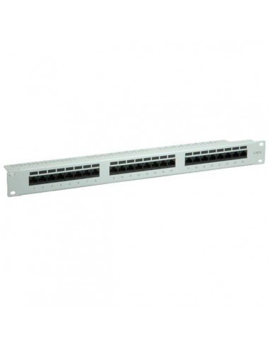 VALUE PatchPanel 19"" Kat.6 24xRJ-45 UTP szary