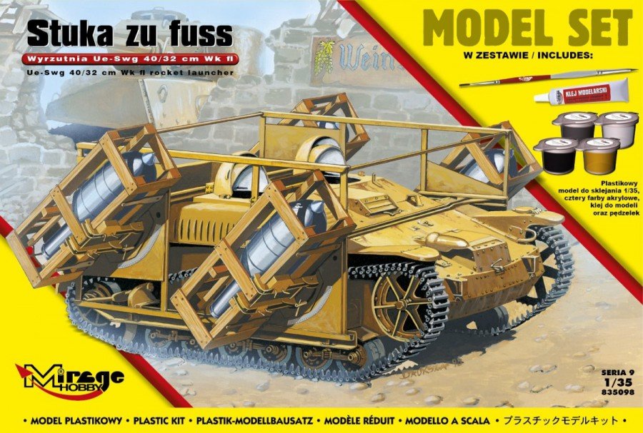 MIRAGE Mirage Renault UEf sWG Stuka zu Fuss 40/32 cm 835098