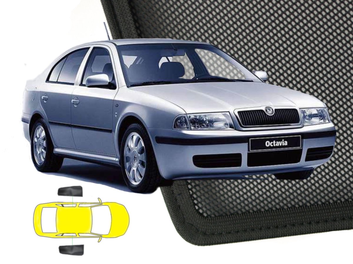 Zasłonki przeciwsłoneczne do Skoda Octavia I liftback ŚCIEMNIJ.TO, 2 szt.