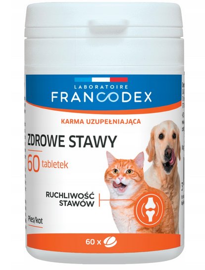 Francodex Zdrowe stawy dla psów i kotów 60 tabletek