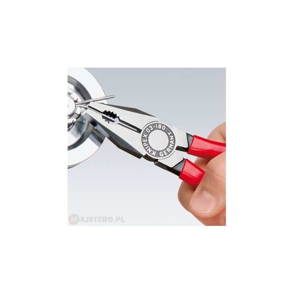 Knipex Kombinerki Kombinerki 03 05 180 do warsztatu 180 mm DIN ISO 5746
