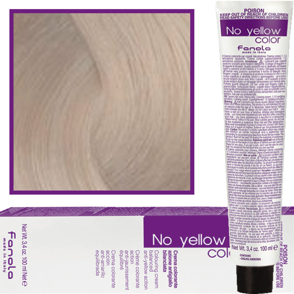 Fanola ICE No Yellow 9 1:1,5 Farba chłodny blond 100ml