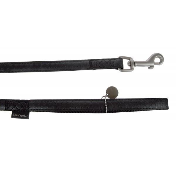 Zolux Smycz Mac Leather 120 cm Czarna [522020NO] 6266