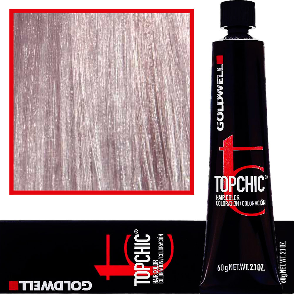 Goldwell TOPCHIC Farba pernamentna do włosów 11SV srebrno fioletowy blond 60ml