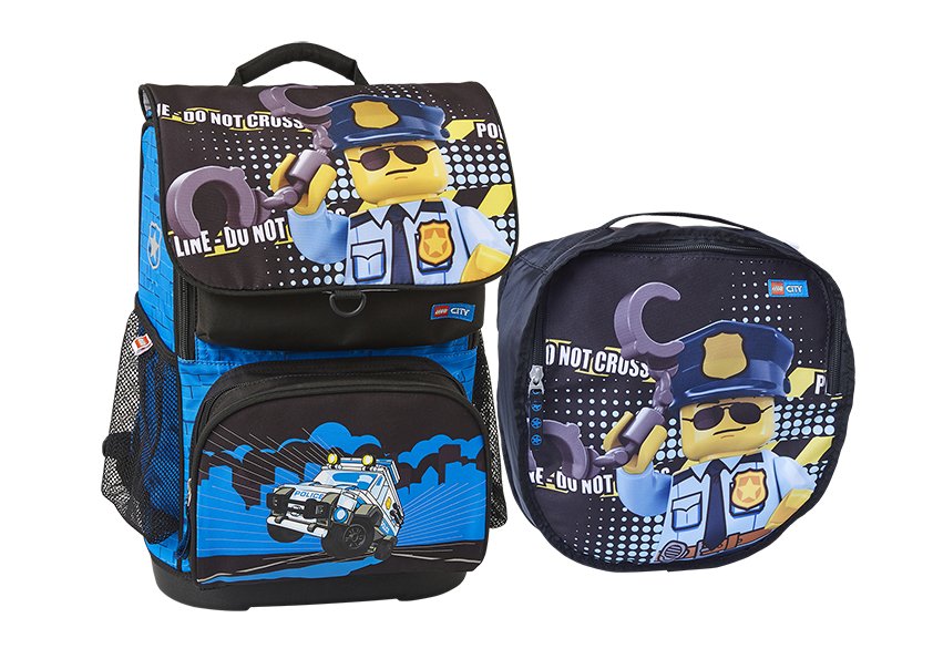 LEGO, Tornister z doczepianą torba City Police Cop Optimo
