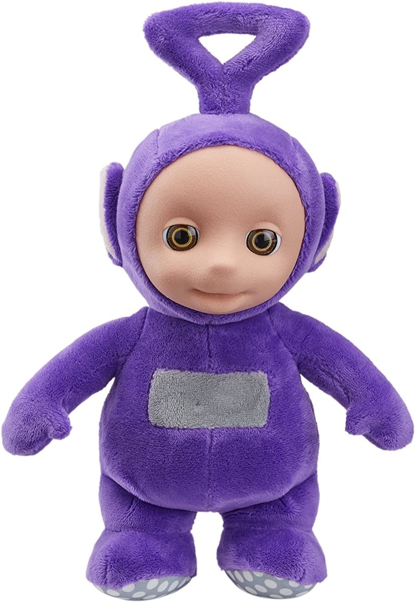 Teletubbies teletubisie materiału do zabawy rozmawiający Tinky WINKY (fioletowy)