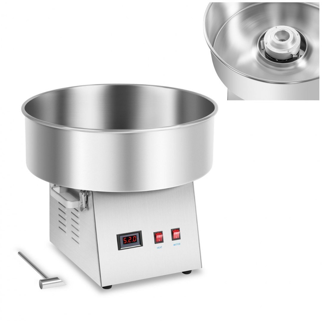 Royal Catering Maszyna do waty cukrowej - 52 cm - LED RCZK-1030-W RCZK-1030-W