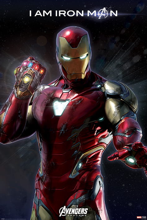 Plakat Maxi Avengers: Endgame (I Am Iron Man) - Marvel