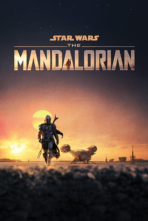 Plakat Maxi The Mandalorian - Star Wars