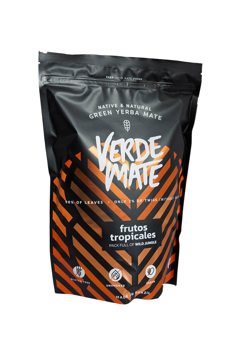 Verde Mate Zielone Owoce Tropikalne (Owoce Tropikalne), 0,5 kg