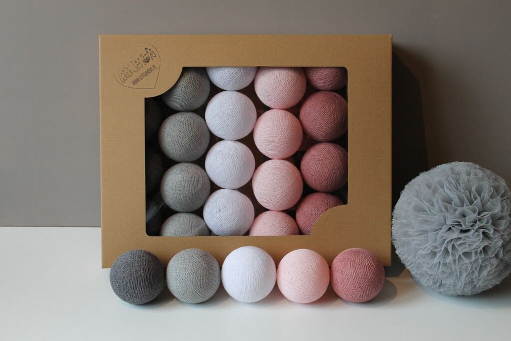 Cotton Balls Dusty Pink 50 szt.